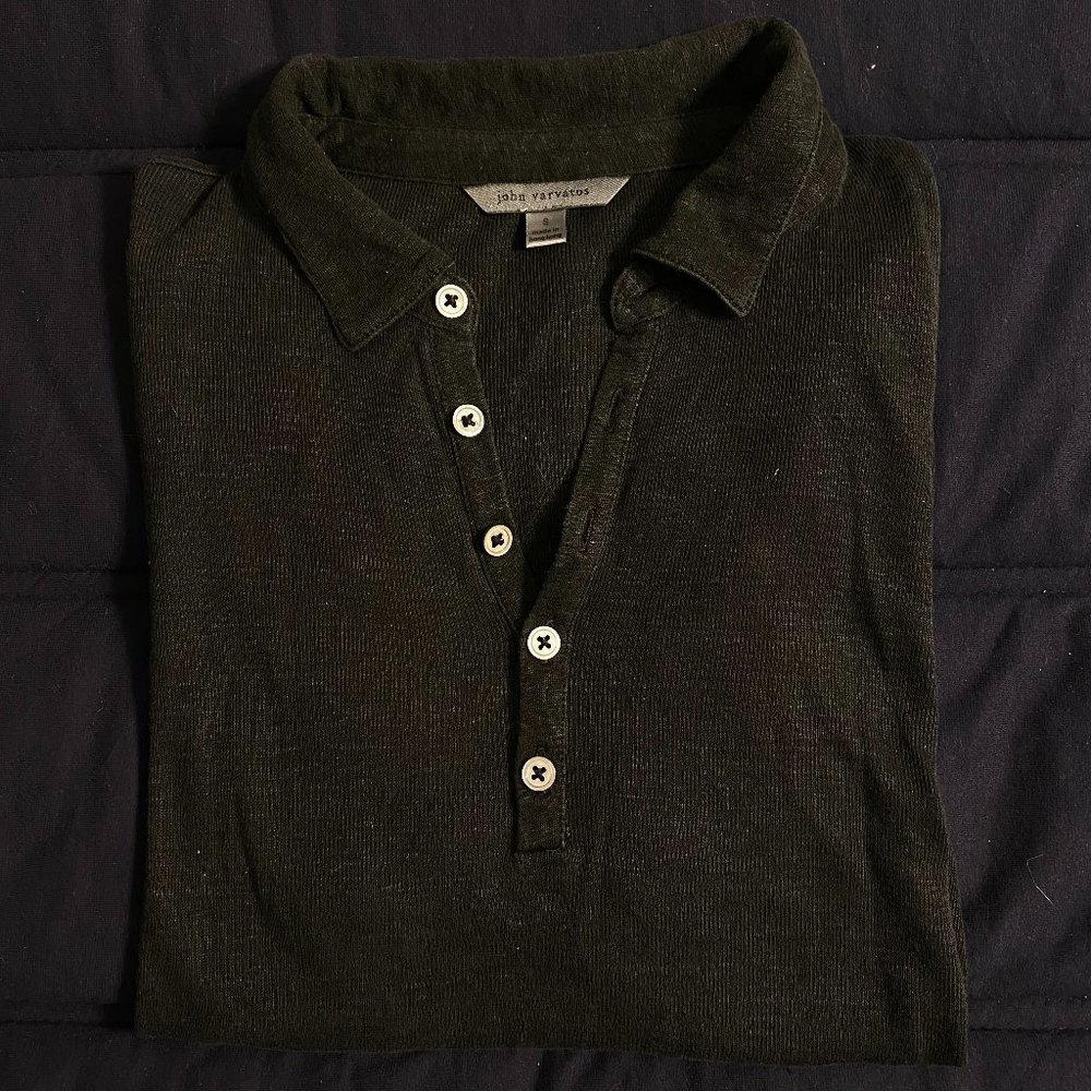 John Varvatos Black Polo